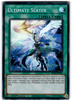 YUGIOH ULTIMATE SLAYER SUPER RARE NM RA02-EN070 - Image 1