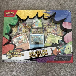Pokemon TCG Mega Evolution Ascended Heroes First Partners Deluxe Pin Collection - Image 1