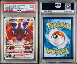 POKEMON PSA 9 LUCARIO VASTRO FULL ART SWSH291 PROMO ZENIT REGALE ITALIANO 2023! - Image 3