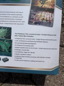 POKEMON Twilight Masquerade Elite Trainer Box ETB New FACTORY SEALED - Image 3