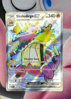 Skeledirge EX 081 Pokemon Paldean Fates Black Star Promo Shiny Near Mint - Image 1