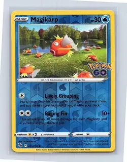 Magikarp Reverse Holo 021/078 Pokemon GO Common NM - Image 1