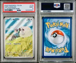 POKEMON PSA 9 HOP’S WOOLOO ILL. RARE 170/159 JOURNEY TOGETHER ENGLISH 2025! - Image 3