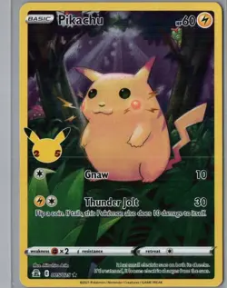Pikachu 005/025 Holo Rare Celebrations Pokemon Near Mint - Image 1