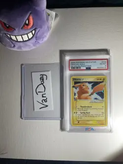 2006 POKEMON EX HOLON PHANTOMS GOLD STAR #104 PIKACHU-HOLO PSA 6 EX-MT - Image 1