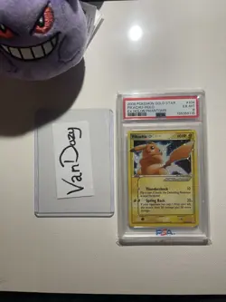 2006 POKEMON EX HOLON PHANTOMS GOLD STAR #104 PIKACHU-HOLO PSA 6 EX-MT - Image 5
