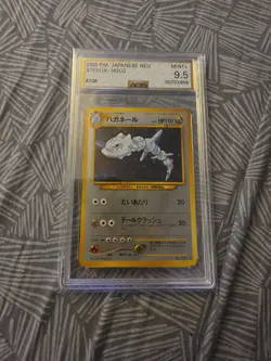 Pokemon TCG - 2001 Japanese Steelix Neo Holo BGS 9 #208 - Image 1