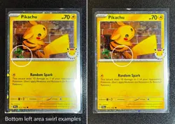 25 Pikachu 30th Anniversary Stamped Promo 051 Pokemon Day 2026 Holo 🌀 SWIRL LOT - Image 5