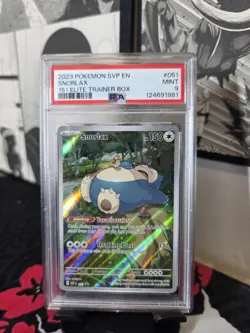 2023 Snorlax Pokemon 151 Elite Trainer Box SVP Promo Holo PSA 9 MINT ENG #051 - Image 1