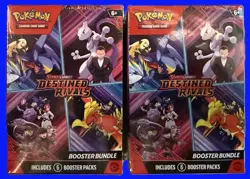 2x Pokemon DESTINED RIVALS Bundle of 6 boosters total 12 boosters - Image 1