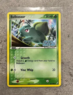 Bulbasaur 46/100 Crystal Guardians Reverse Holo 50 HP Basic Common EN - Image 1