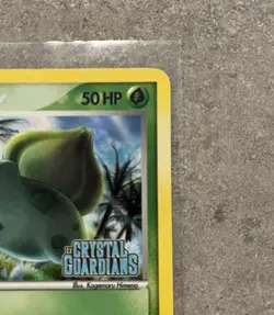 Bulbasaur 46/100 Crystal Guardians Reverse Holo 50 HP Basic Common EN - Image 2