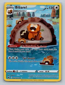 Pokemon SWSH: Crown Zenith: Galarian Gallery #GG25/GG70 Bibarel - Image 1