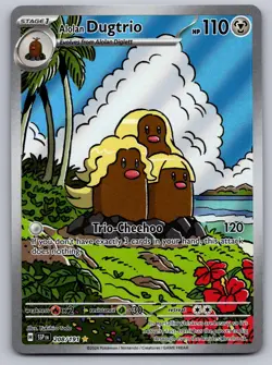 Alolan Dugtrio 208/191 Illustration Rare Surging Sparks Pokemon Holo Near Mint - Image 1