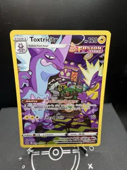 Pokemon TCG SWSH Crown Zenith Toxtricity GG09/GG70 Galarian Gallery Full Art NM! - Image 1