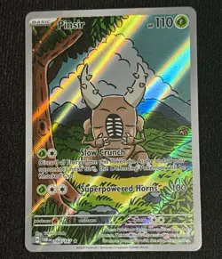 Pinsir 168/167 IR Holo Sv06 Twilight Masquerade pokeball tin corner damages - Image 1