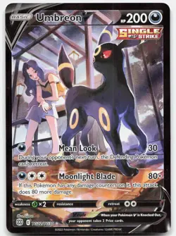 Umbreon V TG22/TG30 NM Brilliant Stars Trainer Gallery Holo V Rare Holo Pokemon - Image 1