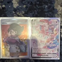 Nintendo Pokemon TCG Holo 2-Card Lot Wicke FA Sylveon VMAX 205/203 - Image 1