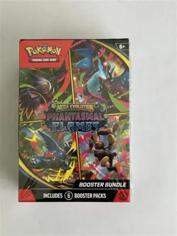 Pokemon TCG: Mega Evolution-Phantasmal Flames Booster Bundle FACTORY SEALED/NEW - Image 2