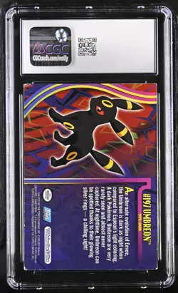 CGC 5.5 Umbreon 2001 Johto League Champions Topps 197 Pokemon Card - Image 2