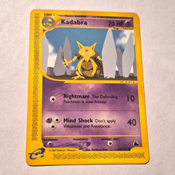 Pokemon Kadabra Skyridge e-Card 69/144 Regular Common 70HP English 2003 - Image 1