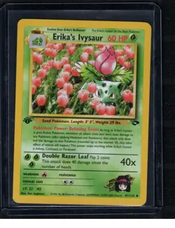 Pokemon Erika's Ivysaur Gym Challenge Uncommon 1st Edition 41/132 2000 WOTC 60 … - Image 1