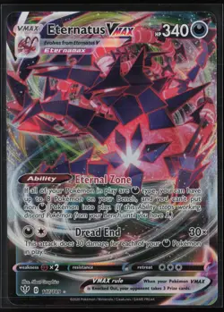 Eternatus VMAX 117/189 Holo VMAX Rare Darkness Ablaze Pokemon Holo Near Mint - Image 1