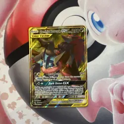 Greninja & Zoroark GX TAG TEAM Alternate Full Art Holo 201/214 Unbroken Bonds - Image 3