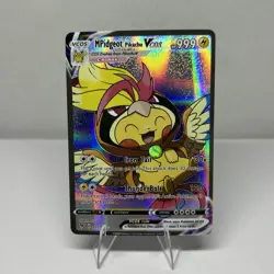 Pikachu Mega Pidgeot Pokemon Legendary Cute Cosplay Doujin ACG HOLO Card NM - Image 1