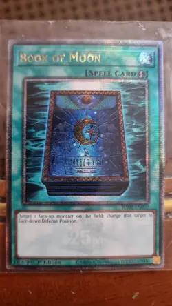 Yugioh RA02 QUARTER CENTURY RARE BOOK OF MOON 1ST Edition - Image 1
