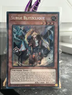YuGiOh! TCG Stoß/Surge Blitzclique CORI-EN011 Chaos Origins - English - MINT - Image 1