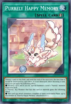 Purrely Happy Memory AMDE-EN021 1st ED NM Yu-Gi-Oh! - Image 1