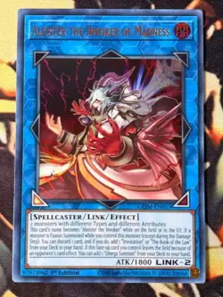 Yugioh: Aleister The Invoker Of Madness - GEIM-EN053 Ultra Rare 1st Edition NM - Image 1