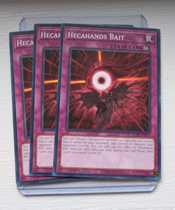 3x Hecahands Bait BLZD-EN075 Common 1st Edition Yugioh - Image 1