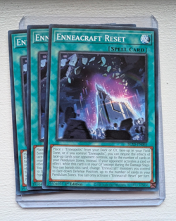 3x Enneacraft Reset BLZD-EN065 Common 1st Edition Yugioh - Image 1