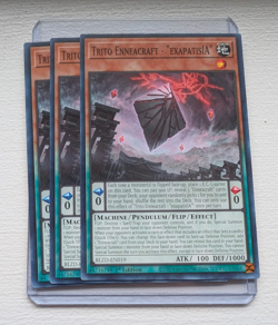 3x Trito Enneacraft - "exapatisIA" BLZD-EN019 Common 1st Edition Yugioh - Image 1