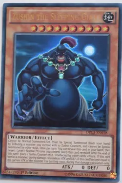 ZUSHIN THE SLEEPING GIANT - (DRL3-EN018) - Ultra Rare - 1st Edition - Yu-Gi-Oh - Image 1