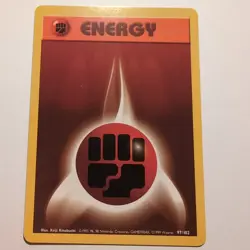 Fighting Energy - Pokemon TCG Karte - Base Set - 97/102 - 1999 - English - Image 1