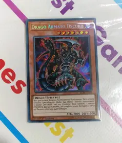 YU-GI-OH! DRAGO ARMATO OSCURO RARA SEGRETA LCKC-IT068 ITA 1a EDIZIONE - Image 1