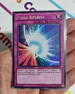 FORZA RIFLESSA YU-GI-OH LCJW-IT130 SECRET RARA 1* Ed ITA NUOVA - Image 1