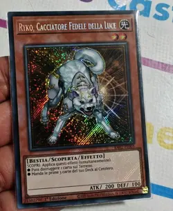 RYKO, CACCIATORE FEDELE DELLA LUCE Rara Segreta RA02-IT003 YU-GI-OH NUOVA - Image 1