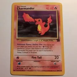 Charmander - Pokemon TCG Karte - Team Rocket - 50/82 - 2000 - English - Image 1