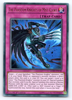The Phantom Knights of Mist Claws LEHD-ENC30 Ultra Rare 1st Edition Yugioh - Image 1