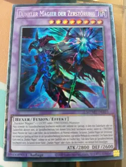 Dunkler Magier Der Zerstorung MZMU-DE011 Collectors Rare Deutsch NM Yugioh - Image 1