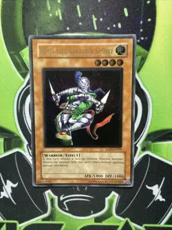 Yugioh Ninja Grandmaster Sasuke SOD EN019 Ultimate Rare Unlimited MP - Image 1