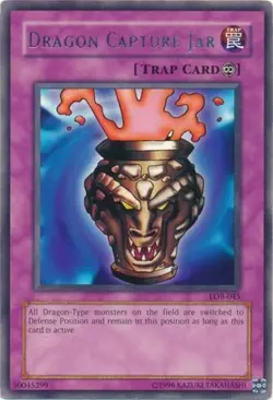 Dragon Capture Jar - LOB-045 - LP - Rare - Unlimited - Yugioh - Image 1