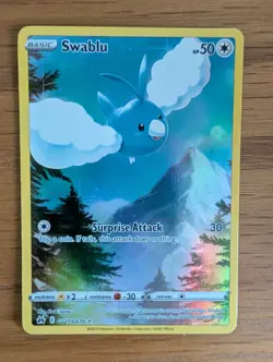 Pokemon TCG Card Swablu GG27/GG70 Crown Zenith Galarian Gallery - NM - Image 1