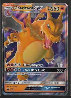 Mint Charizard Gx Full Art SM211 Black Star Promo Pokemon Card 2019 Rare Promo - Image 1
