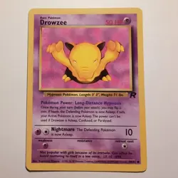 Drowzee - Pokemon TCG Karte - Team Rocket - 54/82 - 2000 - English - Image 1