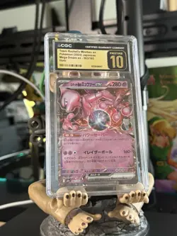 Pristine CGC 10 Team Rocket’s Mewtwo ex #63 Mega Dream ex Pokemon Card Gem Mint - Image 1